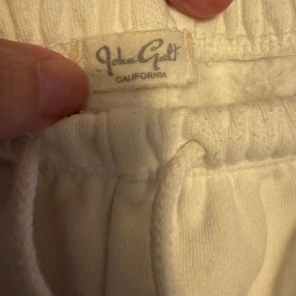 Brandy Melville John Galt Off White Joggers OneSize - Picture 3 of 3